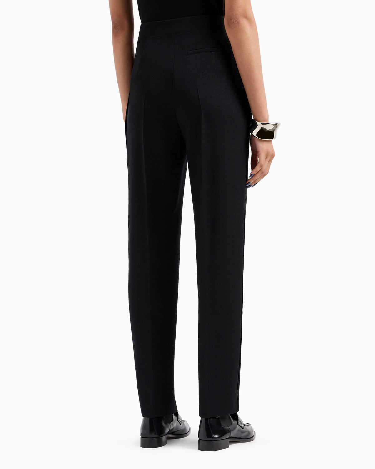 Virgin wool tuxedo trousers