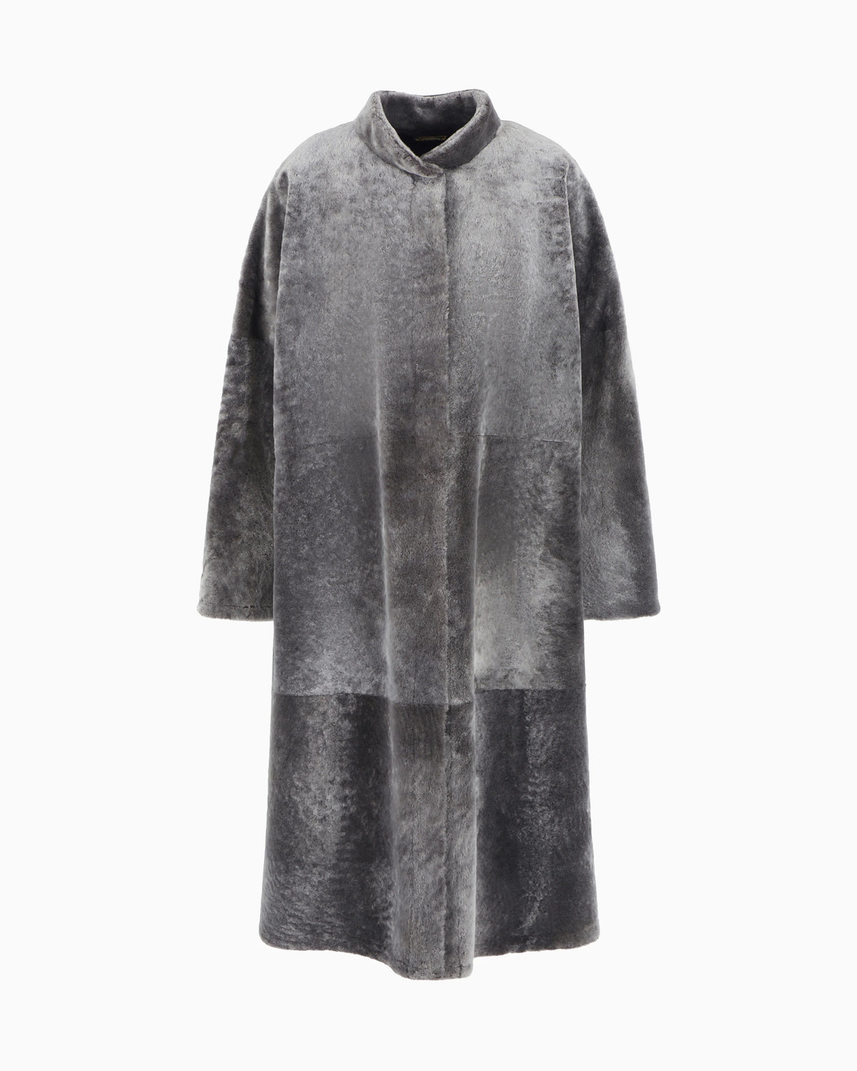 Long shearling coat