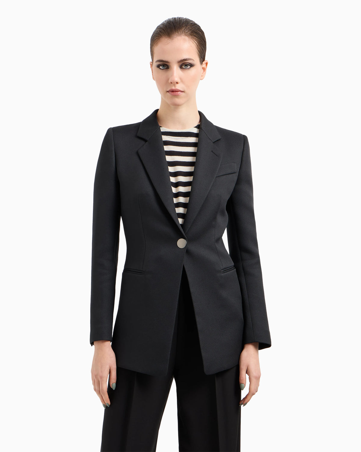 Technical scuba single-breasted jacket