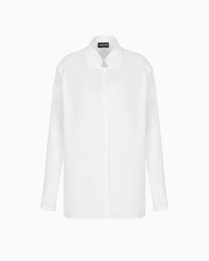 Triple silk georgette shirt