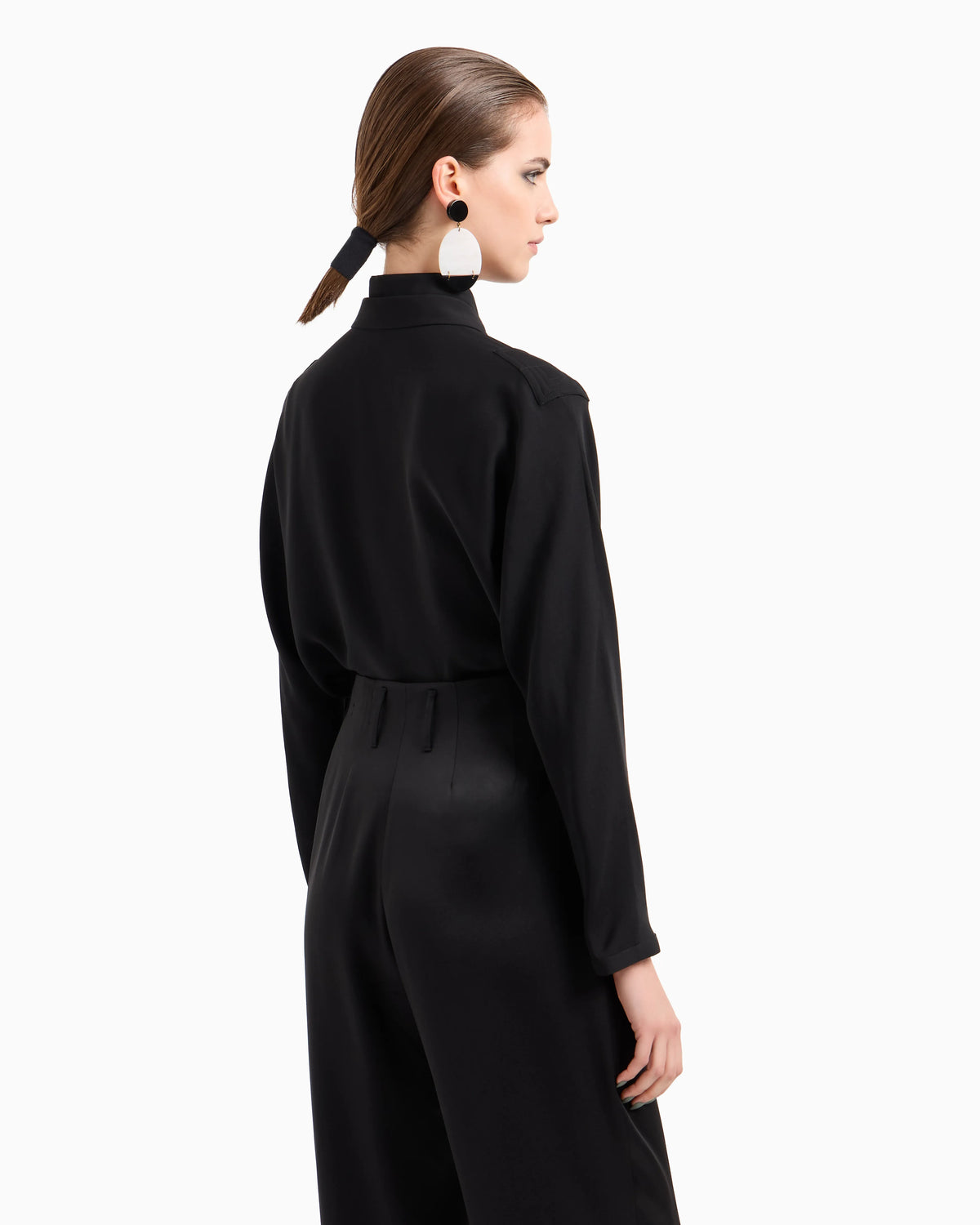 Triple silk georgette shirt