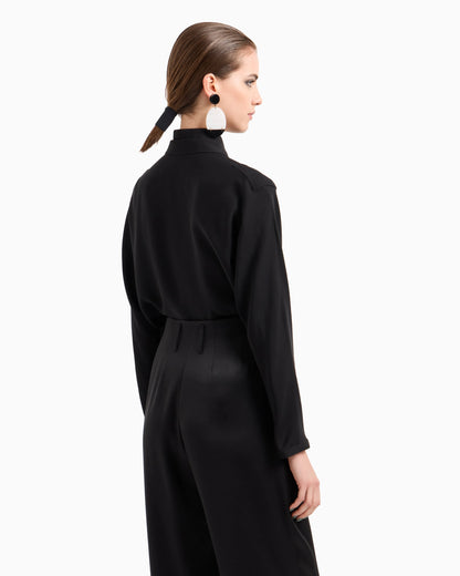 Triple silk georgette shirt