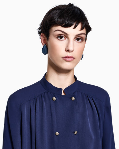 Denim Collection triple silk georgette shirt