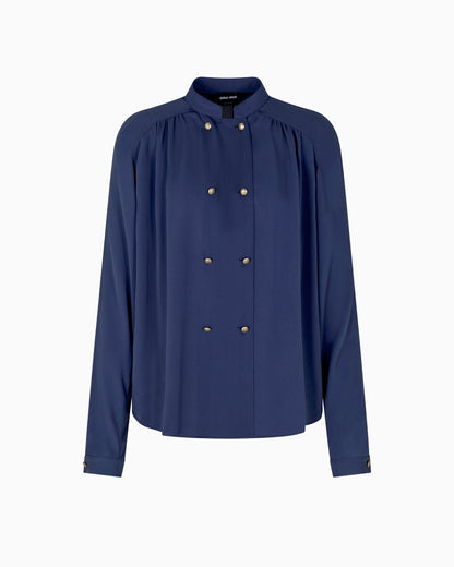 Denim Collection triple silk georgette shirt