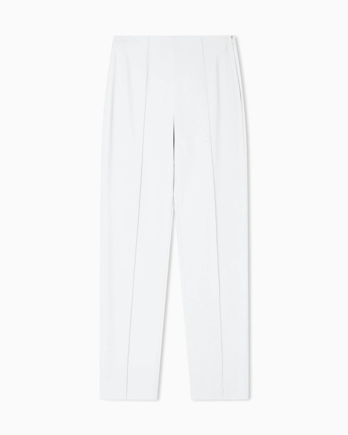 Straight-leg trousers in viscose cady