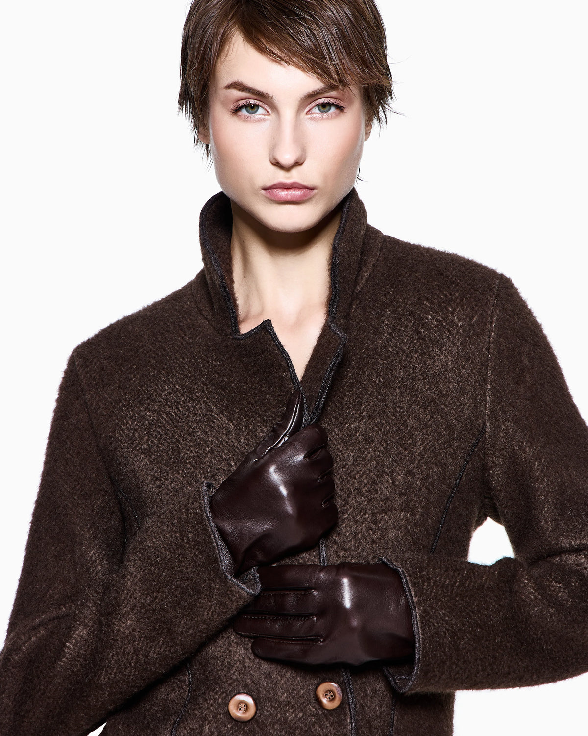 Lambskin nappa leather gloves