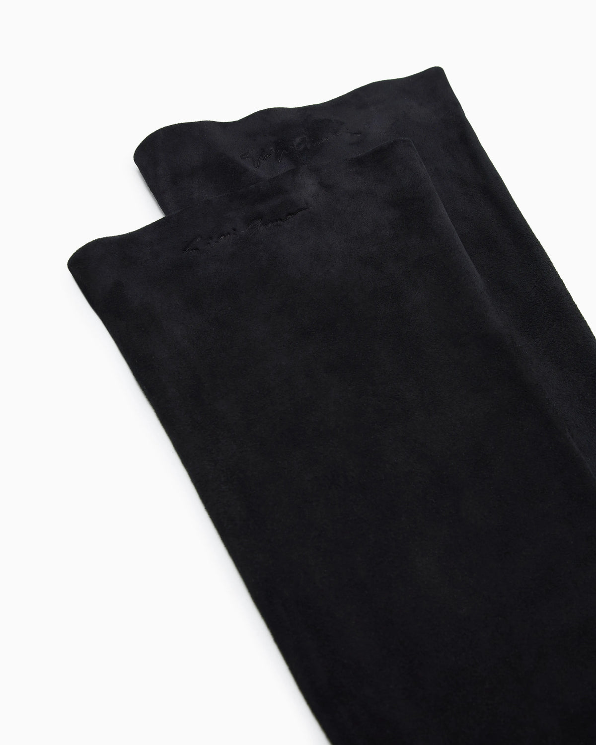 Long suede gloves