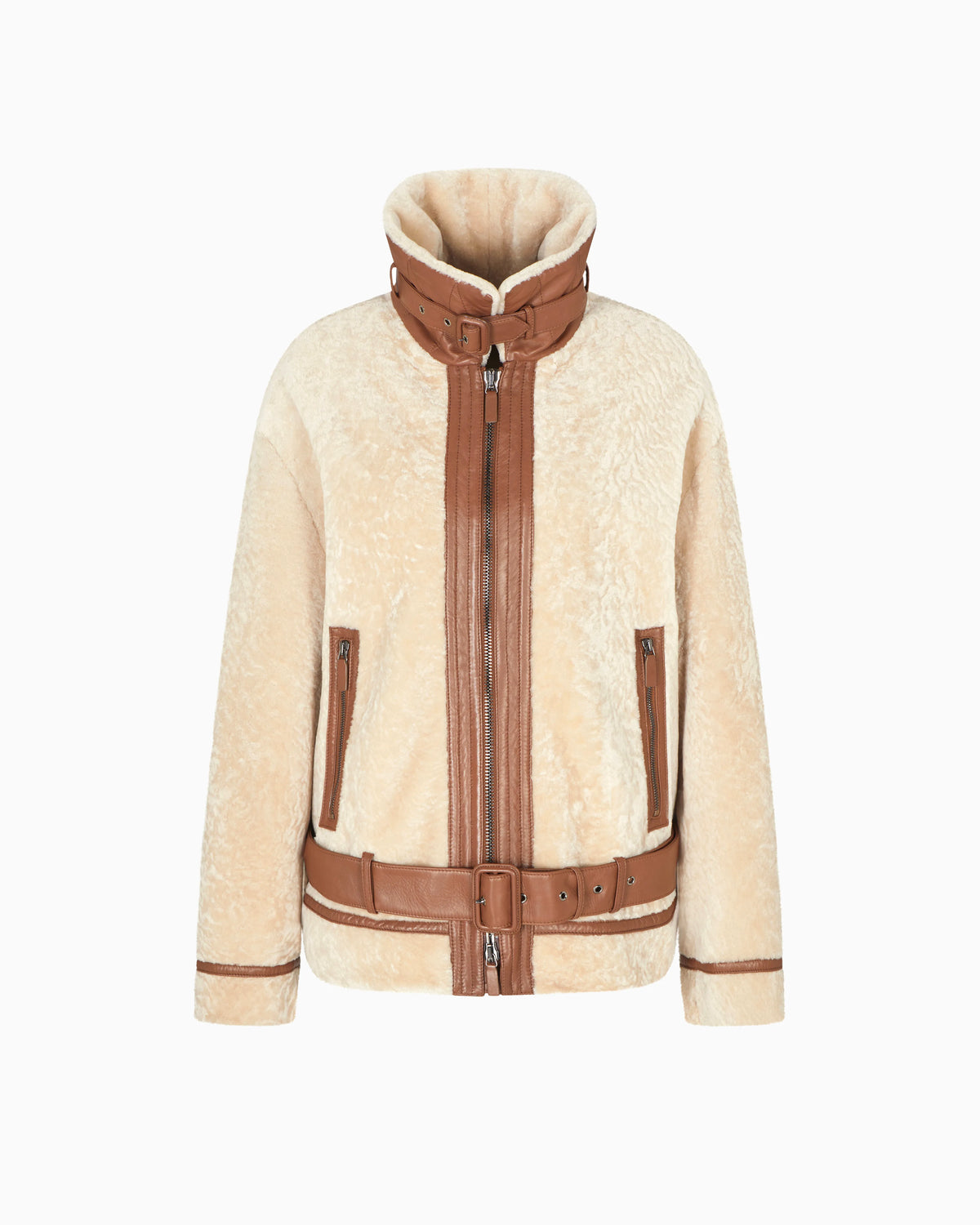 Shearling lambskin blouson