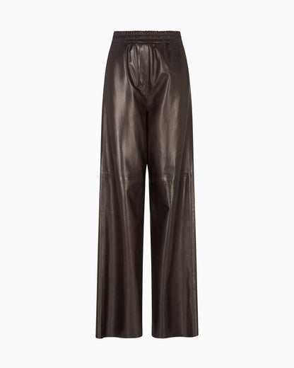 Nappa lambskin trousers
