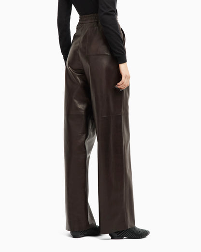 Nappa lambskin trousers
