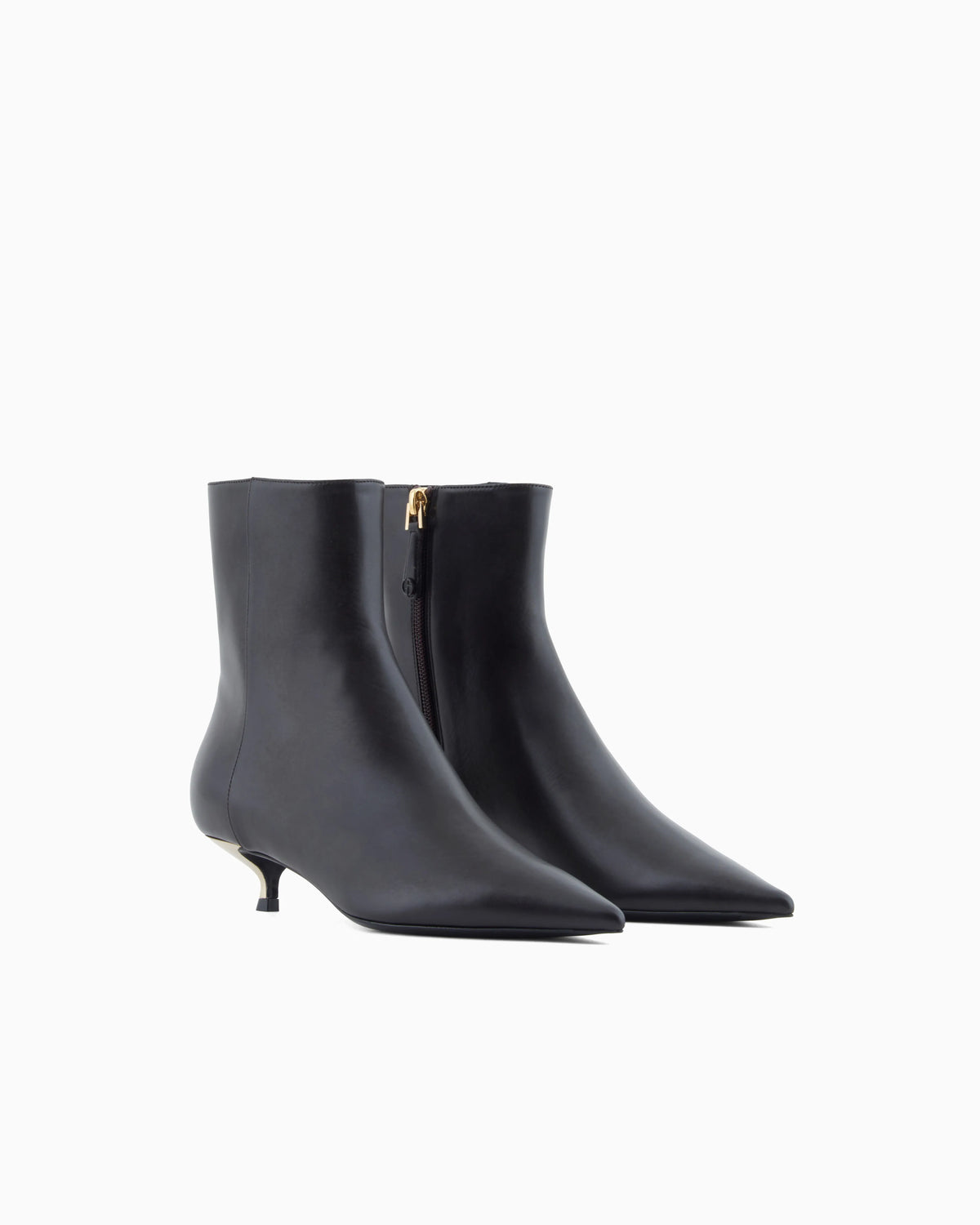 Calfskin ankle boots