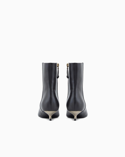 Calfskin ankle boots