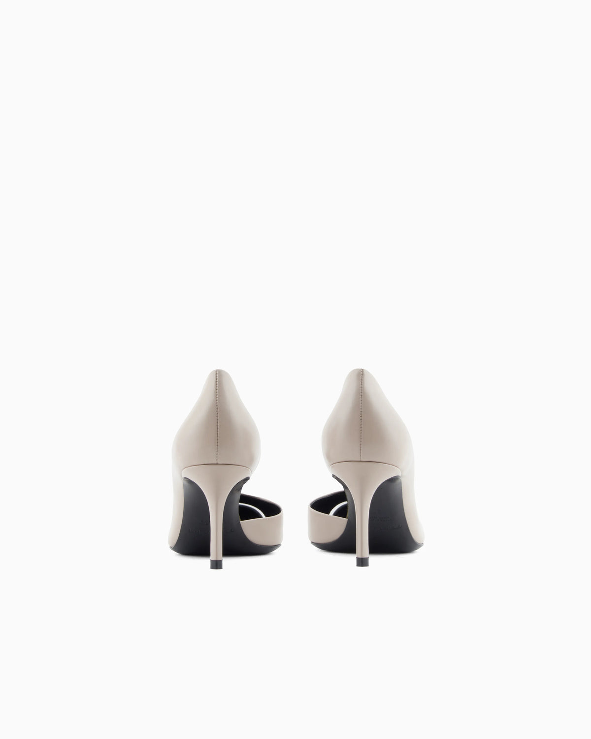 Leather, patent and PVC court shoes