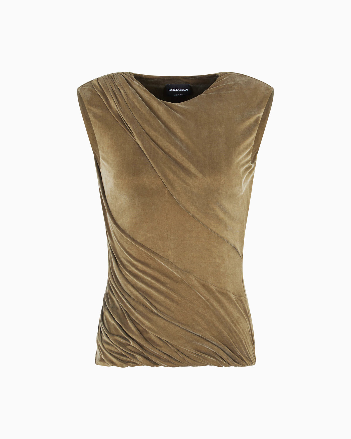 Cupro jersey top