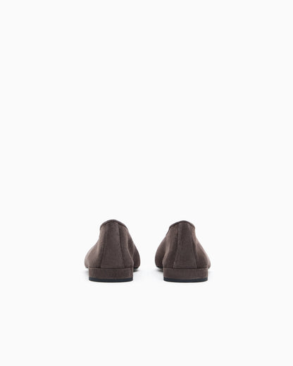 Suede ballerinas