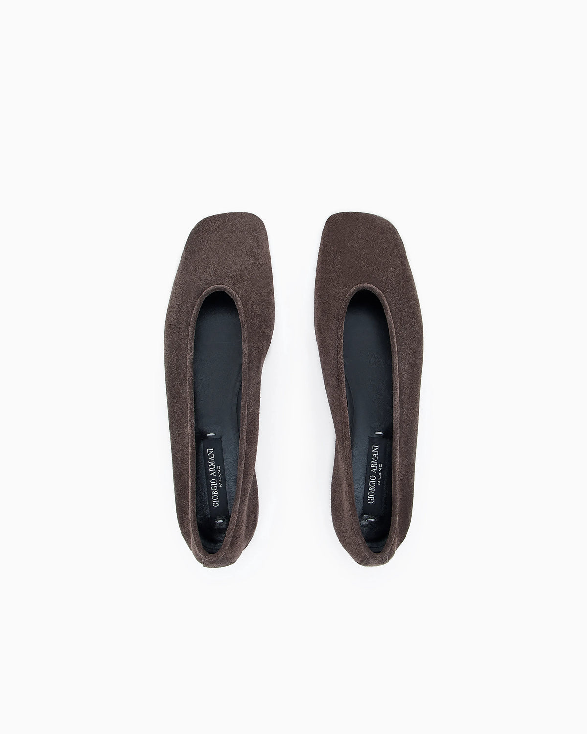 Suede ballerinas