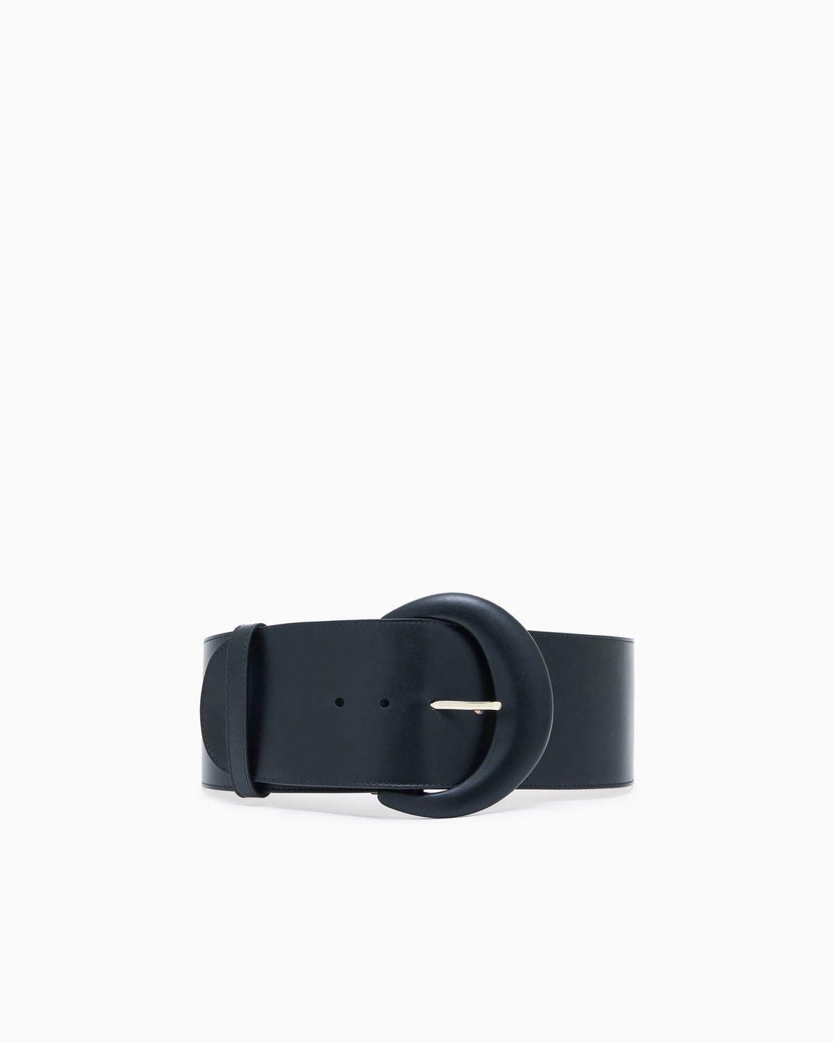 Smooth leather belt