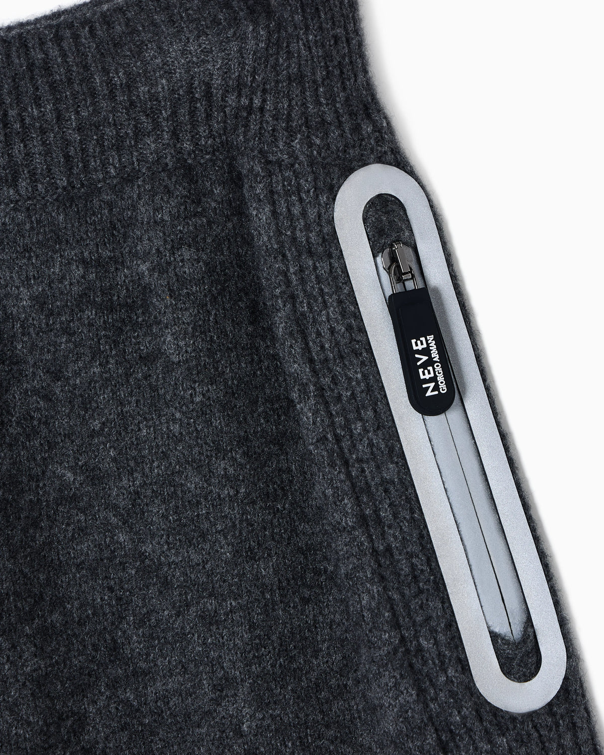 Giorgio Armani Neve wide trousers in a virgin wool and cashmere blend