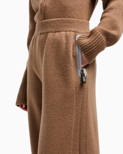 Giorgio Armani Neve wide trousers in a virgin wool and cashmere blend