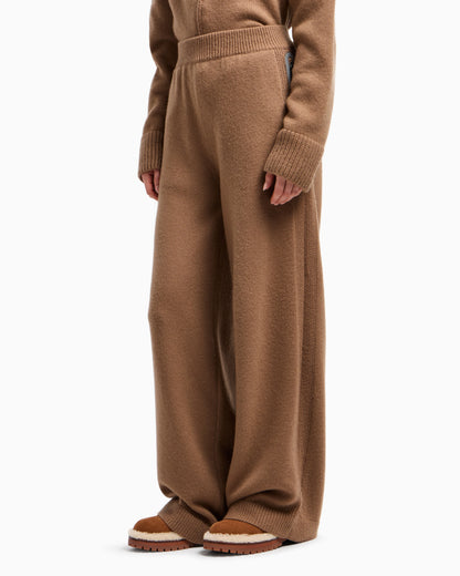 Giorgio Armani Neve wide trousers in a virgin wool and cashmere blend