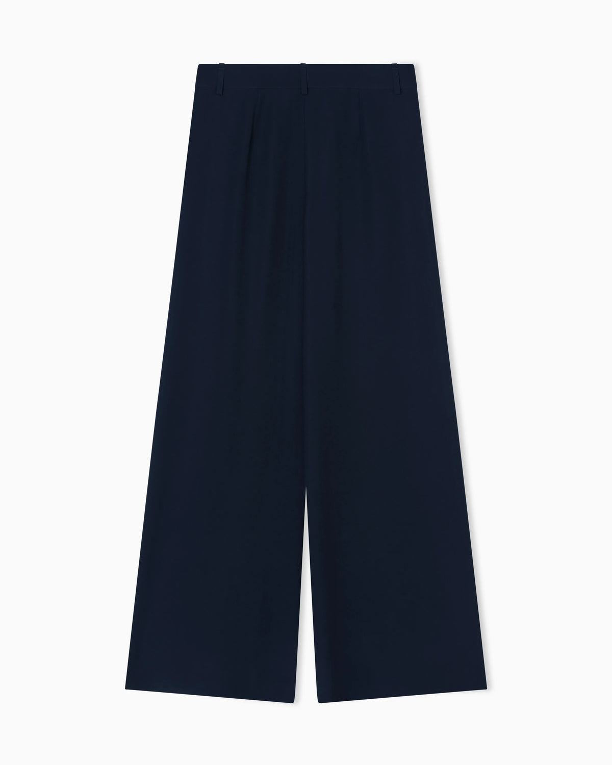 High-waisted trousers in cady with a wide leg Icon