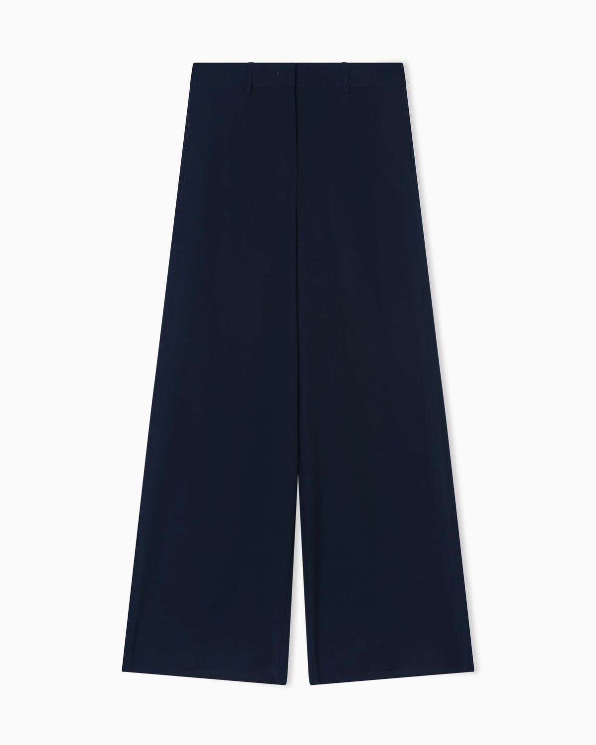 High-waisted trousers in cady with a wide leg Icon