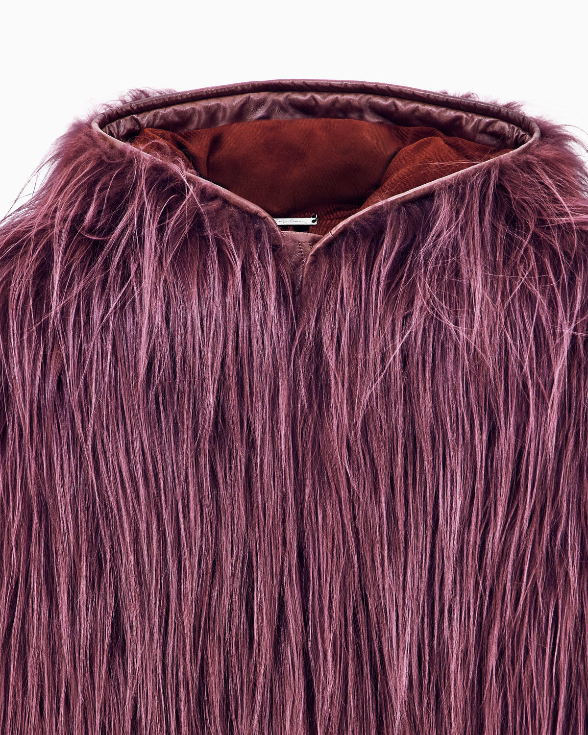 Giorgio Armani Neve long-pile cashmere fur vest