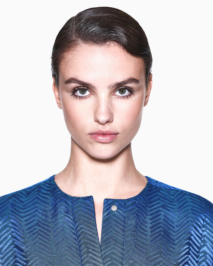 Viscose chevron jacquard jacket