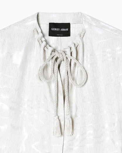 Moiré linen jacket