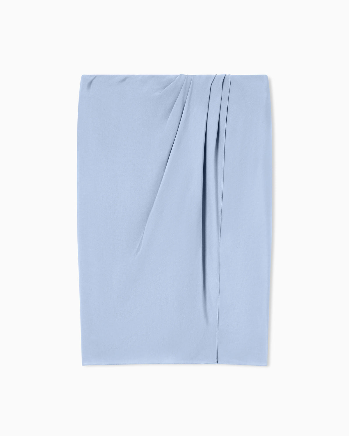 cupro midi skirt