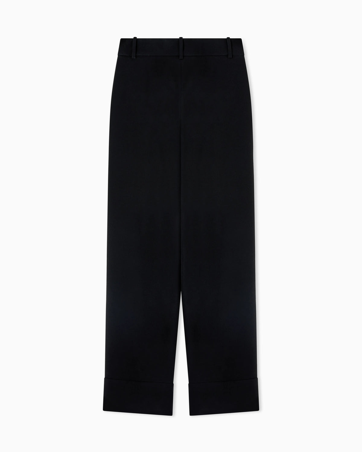 Silk cady trousers with pleats