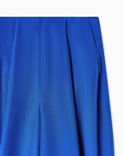 Washed silk trousers