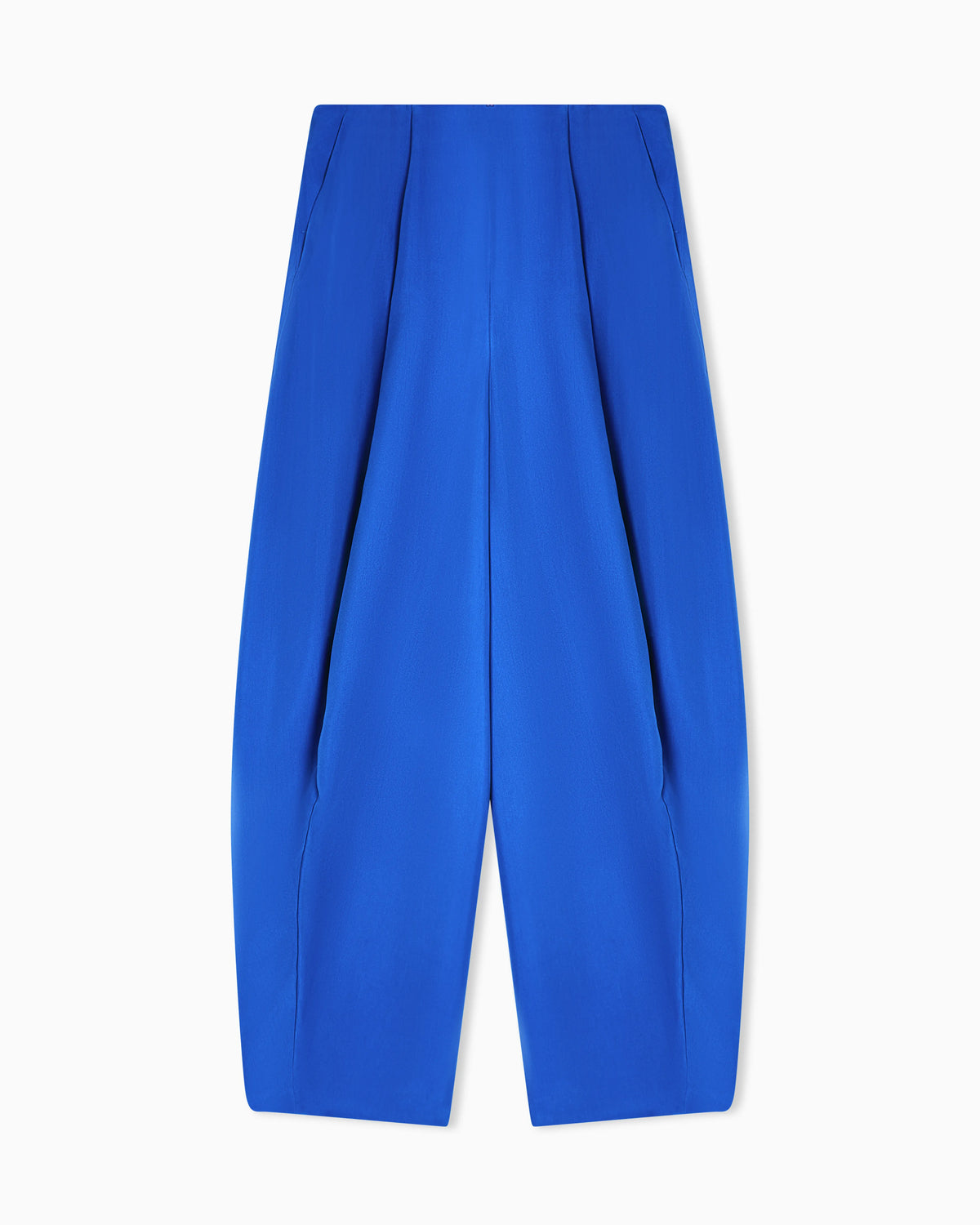 Washed silk trousers