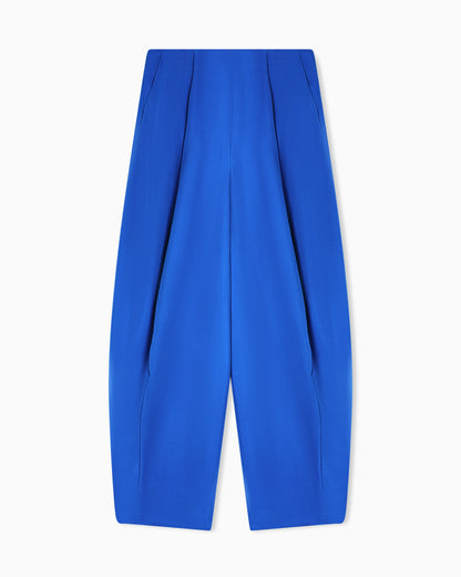 Washed silk trousers