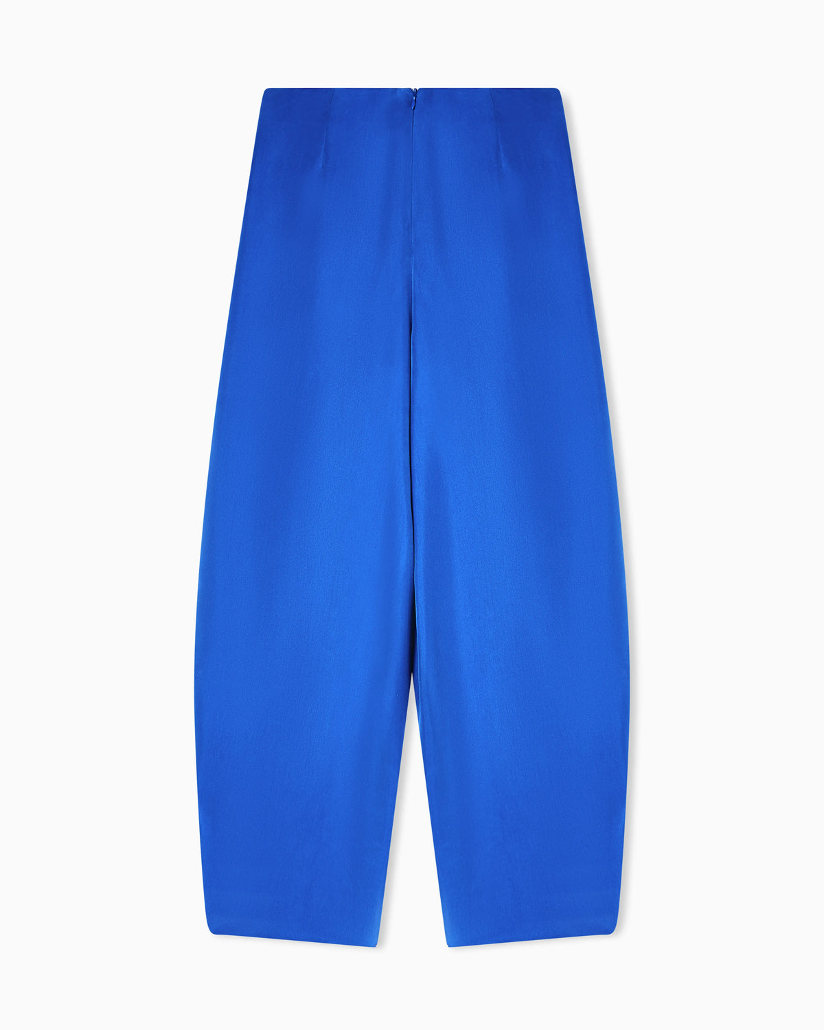 Washed silk trousers