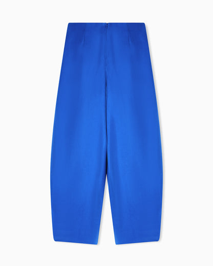 Washed silk trousers