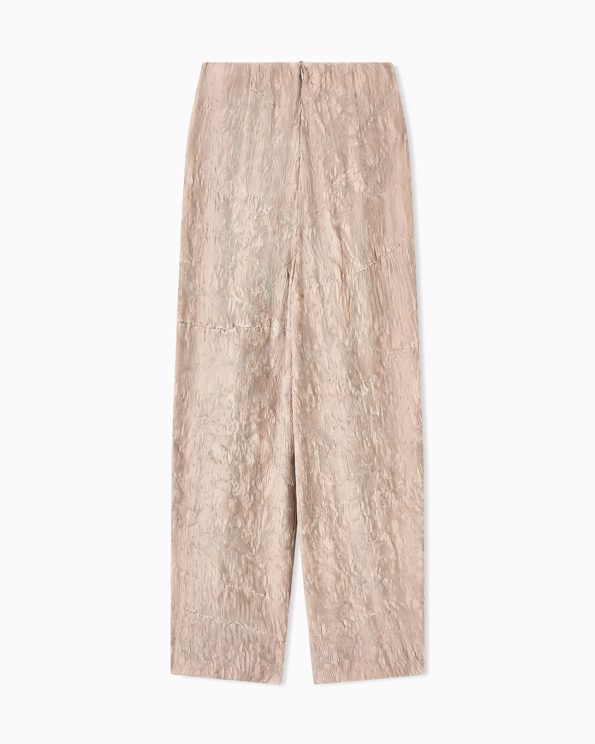 Micro-pleated trousers