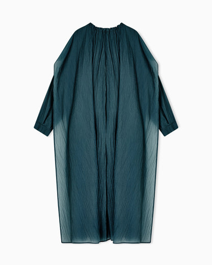 Crinkle nylon trench coat