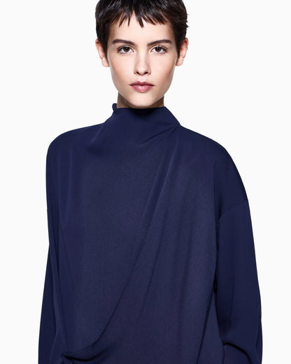 blouse in silk triple georgette