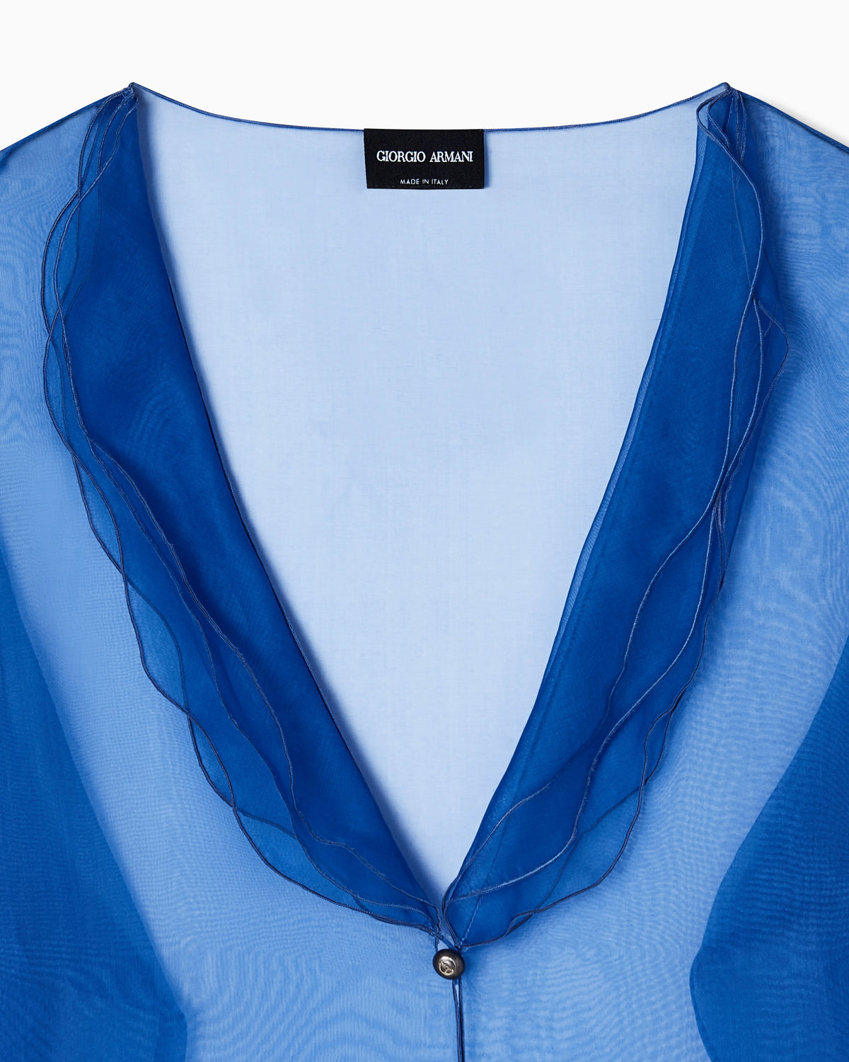 Silk-organza shirt
