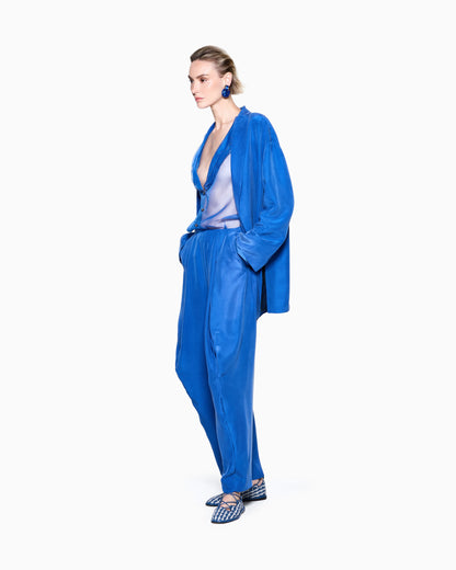 Silk-organza shirt