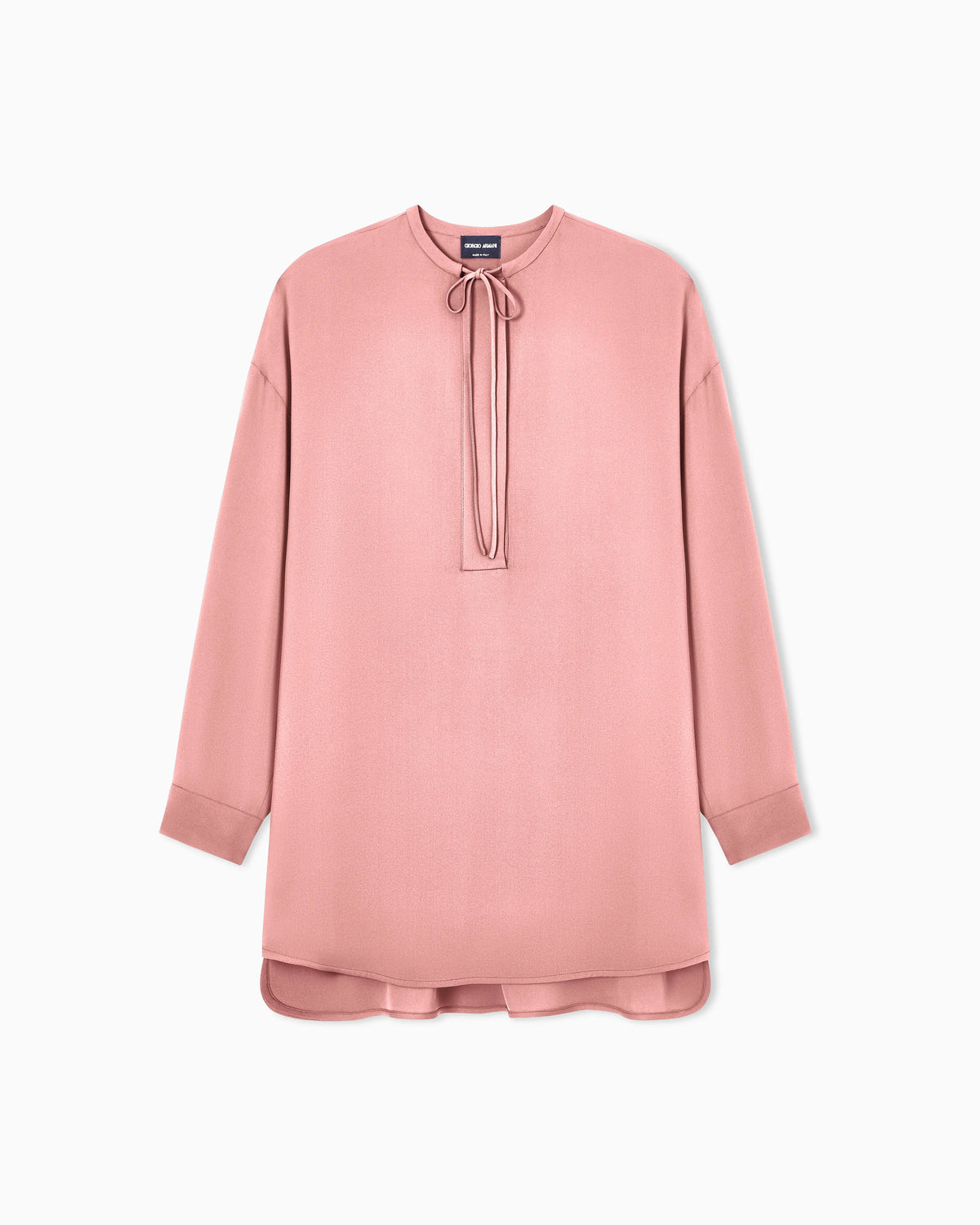 Blouse in triple silk georgette