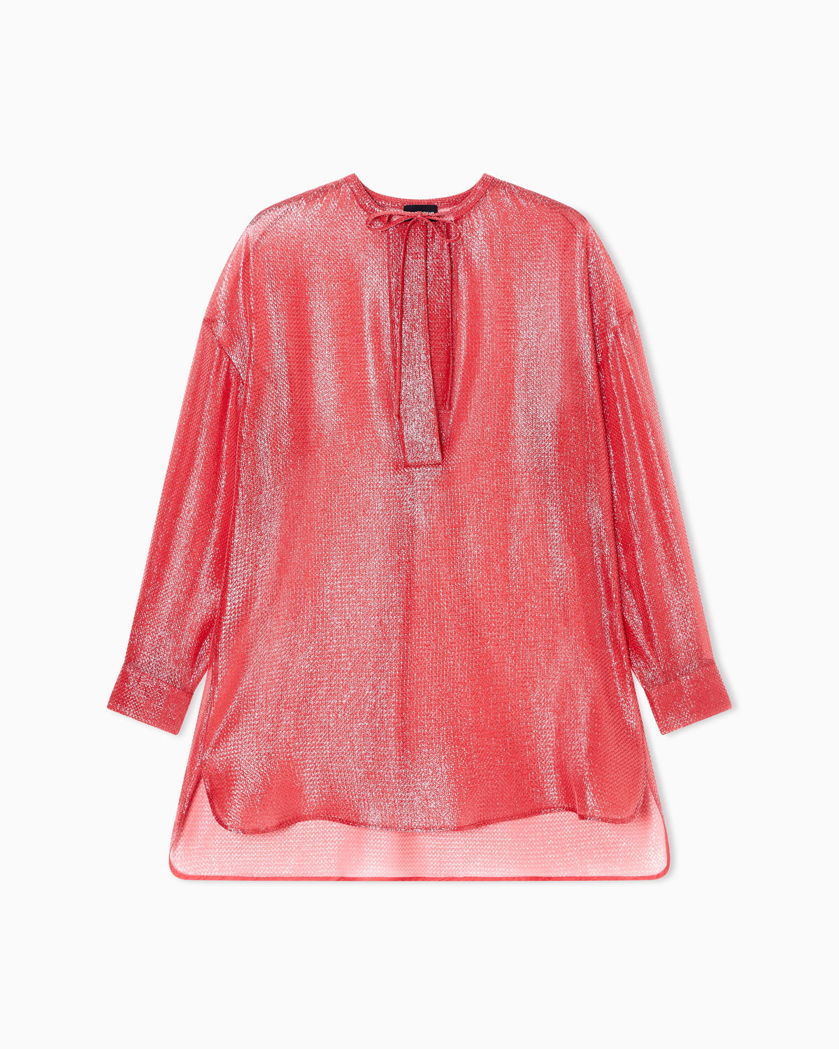 Silk blend oversized shirt