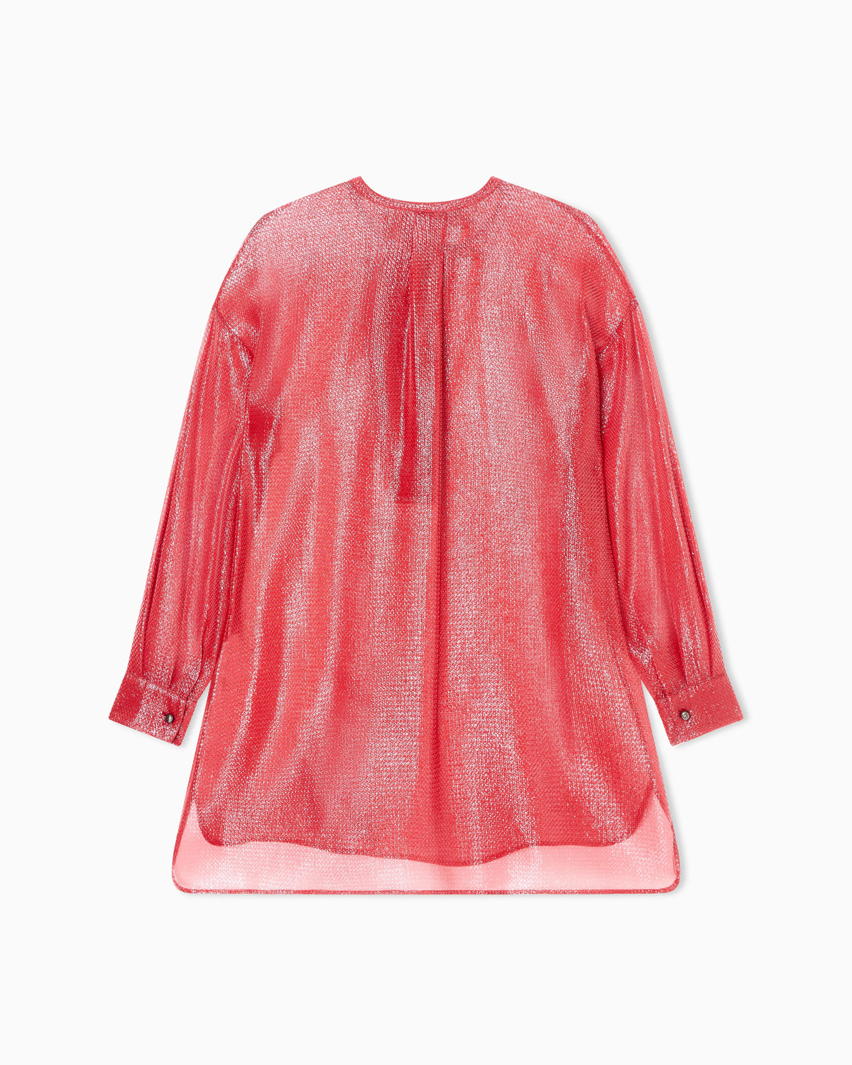 Silk blend oversized shirt