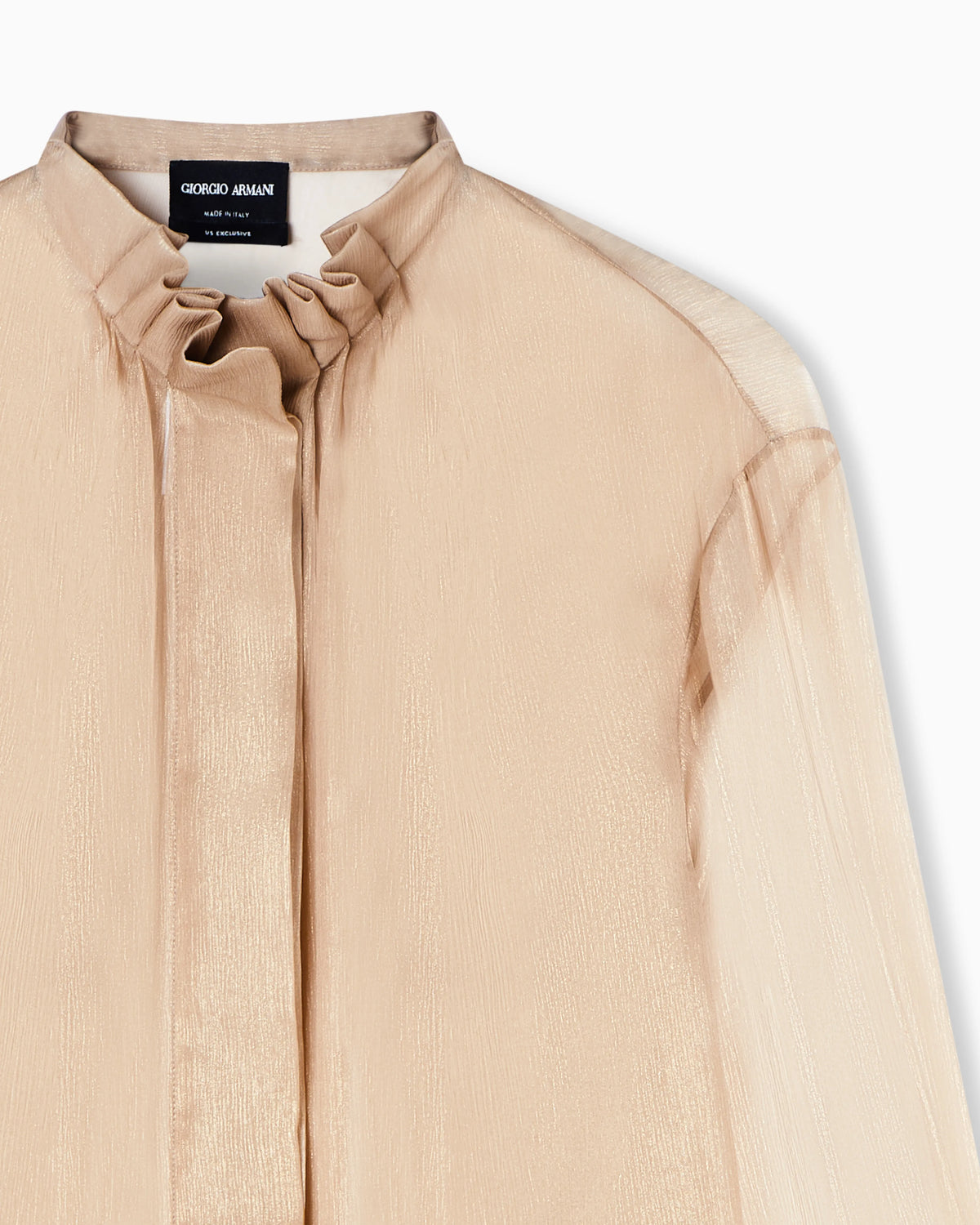 Silk creponne shirt