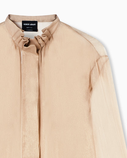 Silk creponne shirt