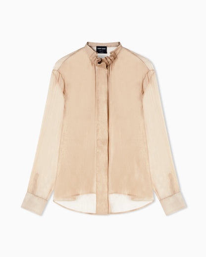 Silk creponne shirt