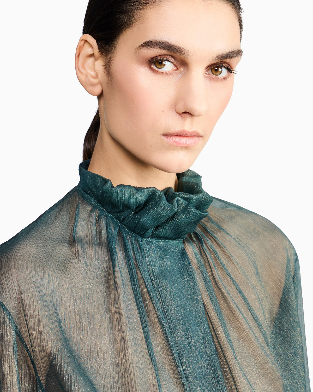 Silk creponne shirt