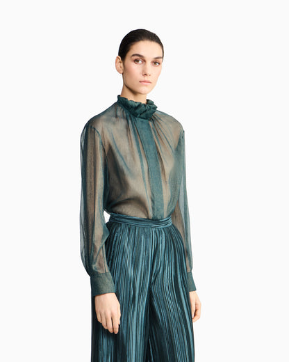 Silk creponne shirt