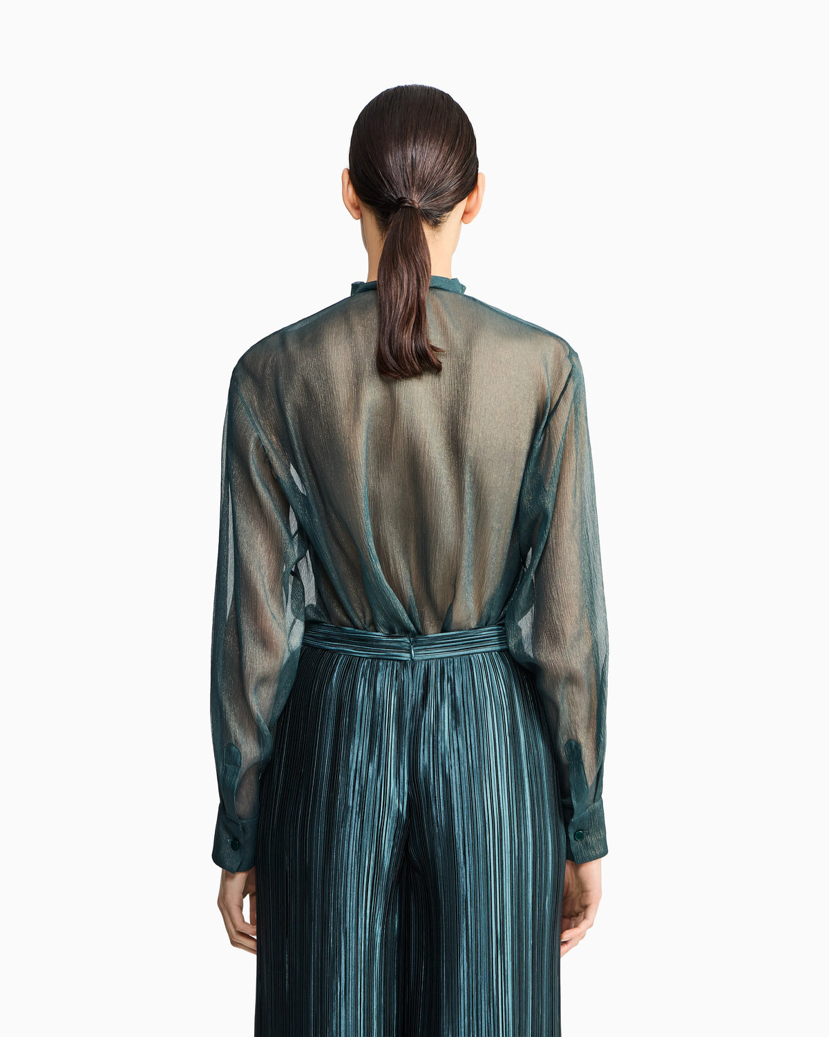 Silk creponne shirt